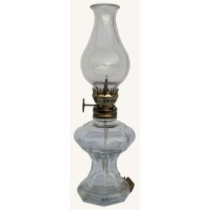 Vintage Crisa Mini Oil Lamp Corning Revere Factory Tag 6.75" New Old Stock (NOS)